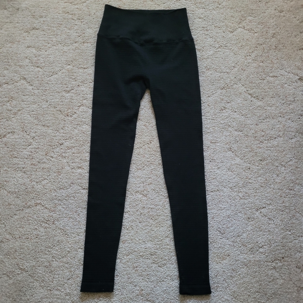Spiritual Gangster Black striped Leggings